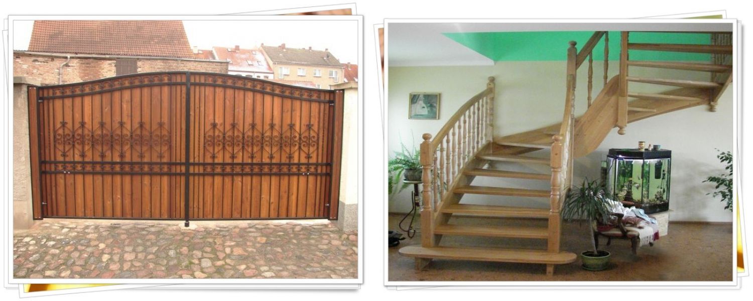 Zäune, Umzäunungen, Metallzäune, Tore, Doppelstabmatten aus Polen