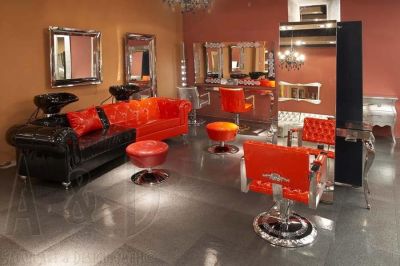 Neue und moderne Friseureinrichtung