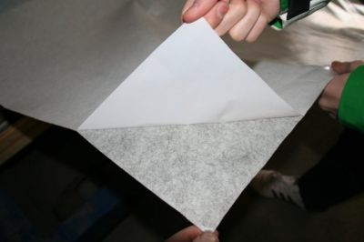 Antikondensat (Vlies) gegen Schwitzwasserbildung bei Trapezblech - zum selbst Nachrüsten. TOP