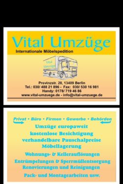 Umzüge-Transporte-Wohnung& Kellerauflösungen-Entrümpelungen -usw