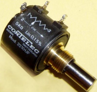 Potentiometer 10-Gang-Linear. Contelec