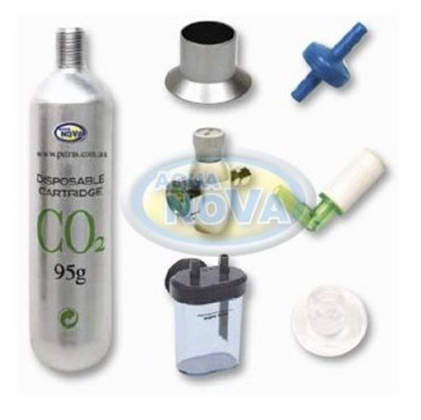 Co2 Mini Anlage für Aquarien bis 150L mit Garnelen Krebse Fische Pflanzen