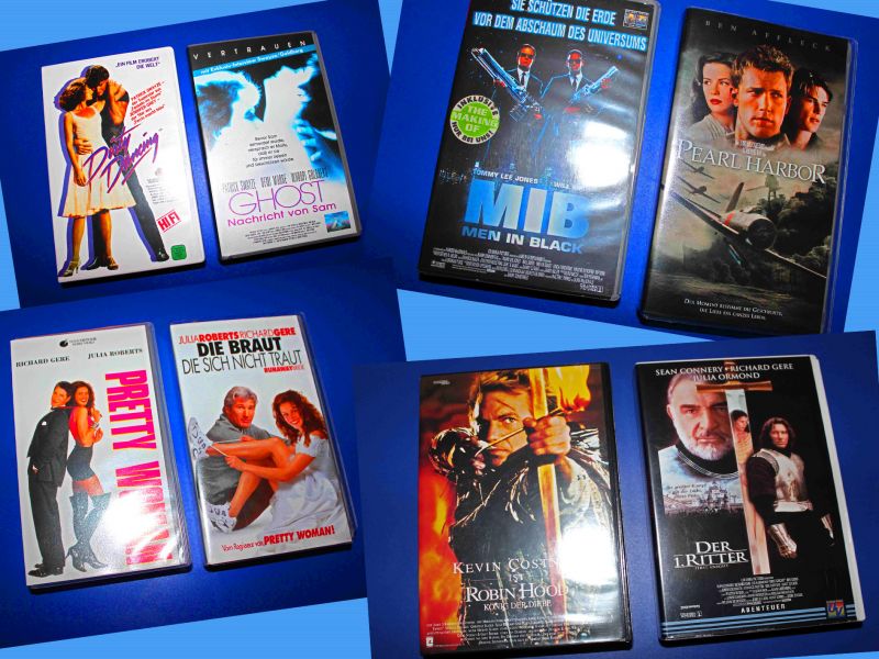 15 Stück Videos - VHS-Paket - total super günstig 