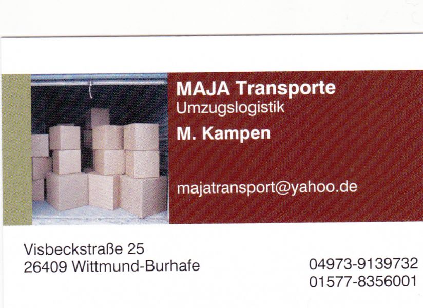 Umzüge, Transporte, Möbeleinlagerungen und Entrümpelungen