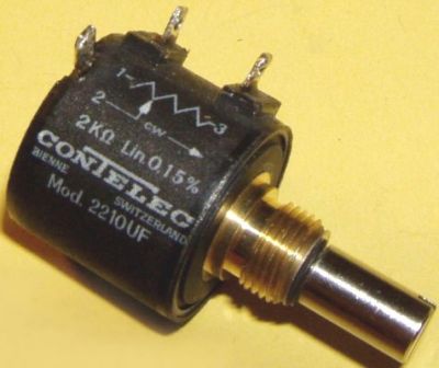 Potentiometer 10-Gang-Linear. Contelec