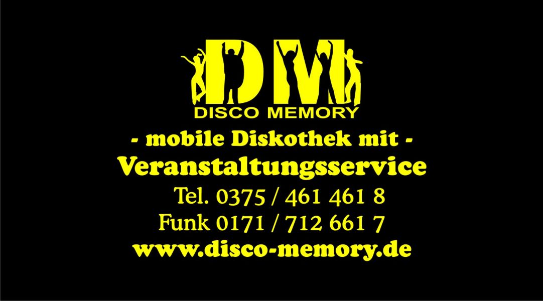 Disco Memory mobile Disco aus Zwickau für alle Veranstaltungen