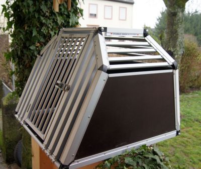 Original Schmidt-Box für (großen) Hund mit Fluchttür