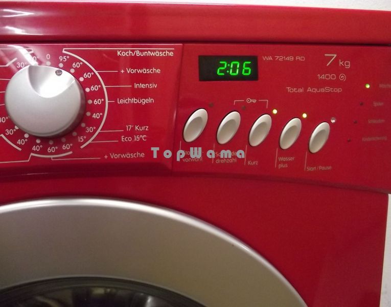 Waschmaschine GORENJE- ROT / 24 Std.-Geld zurück GARANTIE
