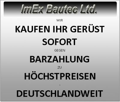 102 m² gebrauchtes Plettac SL 70 Gerüst. Gerüste