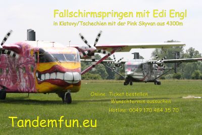 Fallschirmspringen Ausbildung AFF aus 4300m - Skydive Bayern