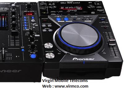 PIONEER DJM 400 / Pioneer CDJ 400 - + Flightcase CDJ-PAKET (LTD EDITION BLUE)