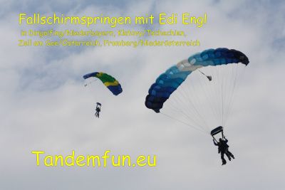 Fallschirmspringen Frühjahrsangebot 179 Euro aus 4300m