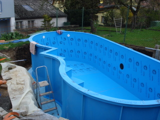 Schwimmbad / PP-Schwimmbecken aus der Tschechischen Republik