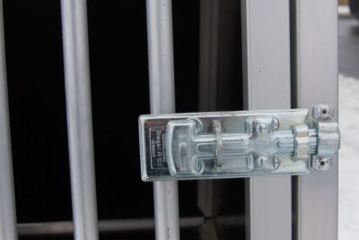 Alu -Box für 1 Hund mit Zwischenboden