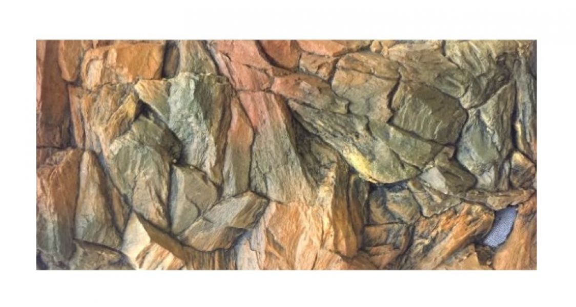 Aquariumrückwand / Strukturrückwand 60 x 30cm für das Aquarium