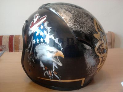 Wassertransferdruck und Airbrush