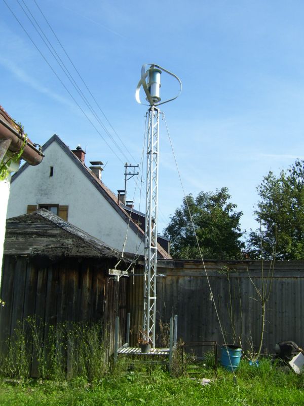 Windkraftanlage mobil zur Stromerzeugung