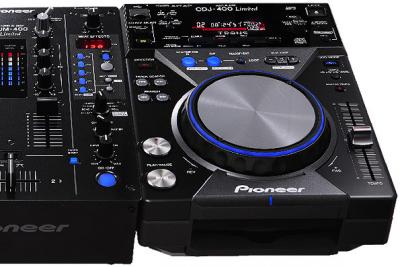 PIONEER DJM 400 / PIONEER CDJ 400 - PACCHETTO CDJ + flightcase (LTD  EDIZIONE BLU) 