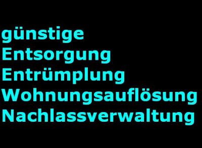 Diskrete Entrümpelung - Entsorgung - Wohnungsauflösung