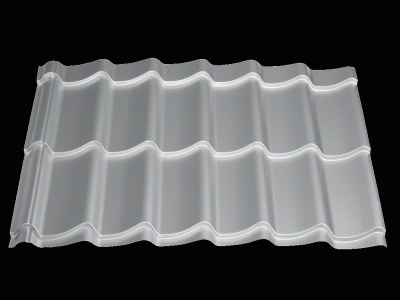 Dachpfannenprofil in 1a oder 2a - auf Maß oder ab Lager. Sehen aus wie Tonziegel doch sind aus Blech