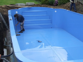 Schwimmbad / PP-Schwimmbecken aus der Tschechischen Republik