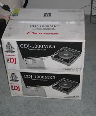 2 x PIONEER CDJ 1000 MK3 DJM 800 + und CDJ-Paket + volo  Caso ..... 1300 