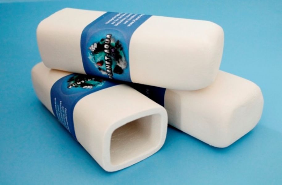 Welshöhle und Welshöhlen 10cm eckig weiß Welse Krebse Fische Aquariumhöhle Aquariumdekoration