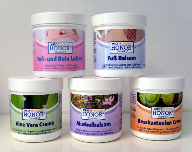 Creme/Balsam für verschiedene Hauttypen. Made in Germany