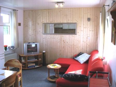 Preiswerter Winterurlaub im kleinen Ferienhaus Mariechen mit einer Gartensauna