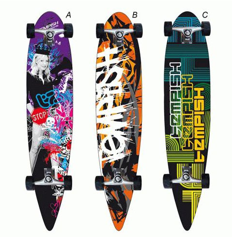 Longboard 110cm ABEC 7 Skateboard komplett montiert NEU