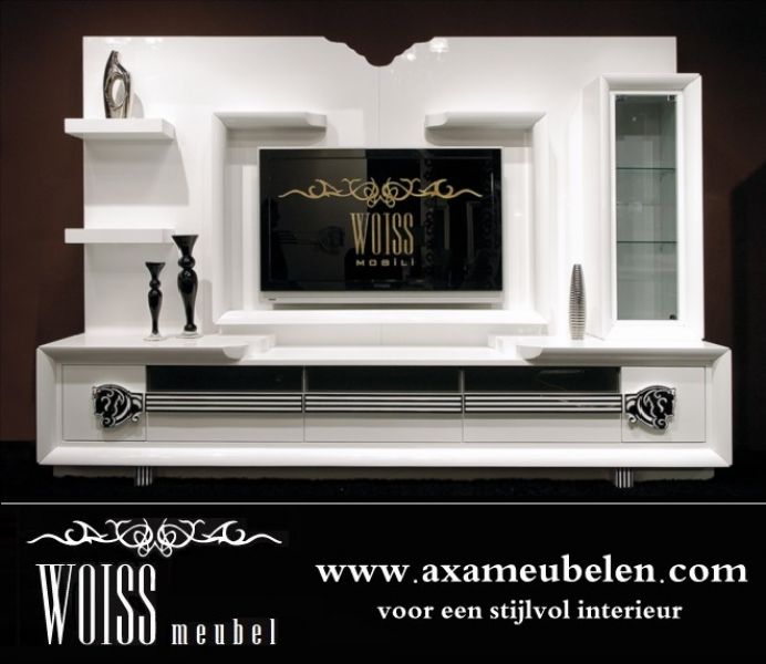 Attraktive Hochglanz Wohnwände günstig kaufen bei WOISS Möbel NL