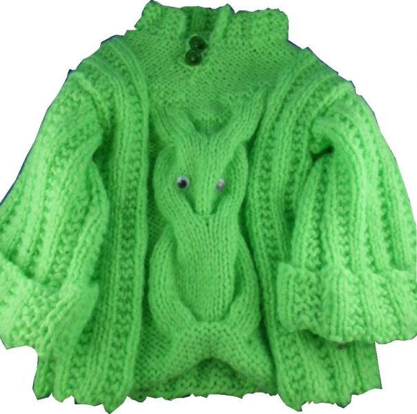 Eulenpullover Gr. 68