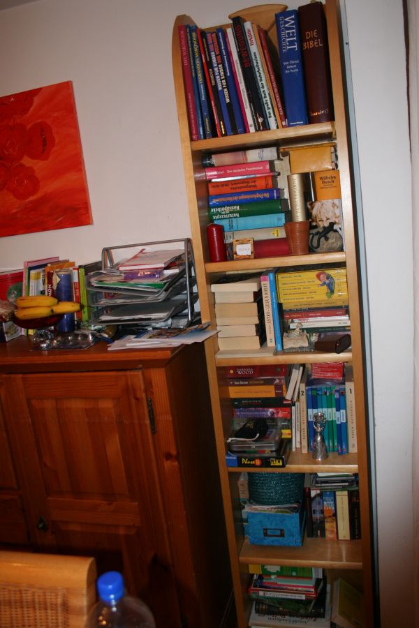 Anbauwand 7 teilig, Birke massiv, 180 Euro