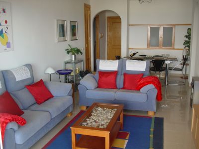 Überwintern und Golf spielen unten Spanische Sonne