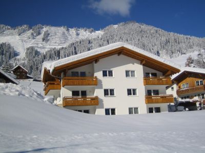 Kleinwalsertal, Haus Walser Berge. 5 Ferienwohnungen jede mit eigener Sauna