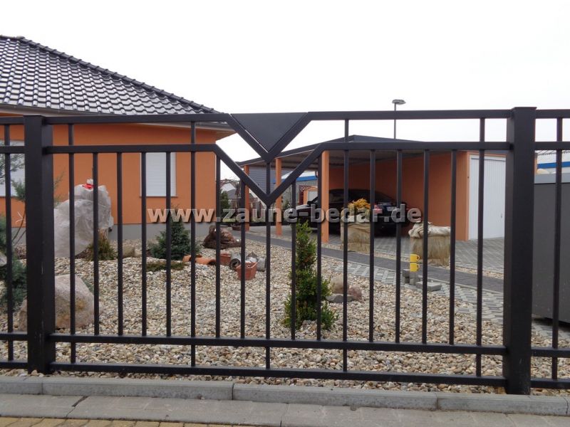 Metallzäune aus Polen. ZAUN, Tor, Pforte. Günstig