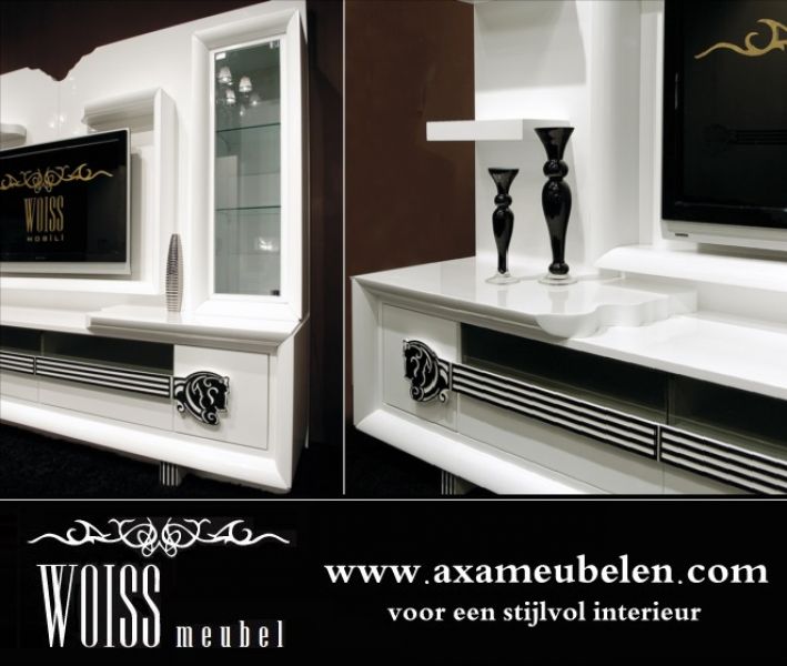 Attraktive Hochglanz Wohnwände günstig kaufen bei WOISS Möbel NL