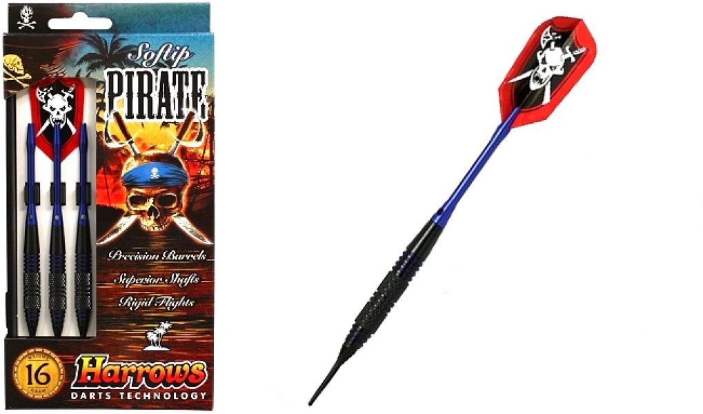 Pirate Dart-Pfeil​e 16 oder 18gr incl. Soft Tips