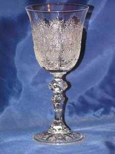 Handgeschliffene Weinkristallgläser