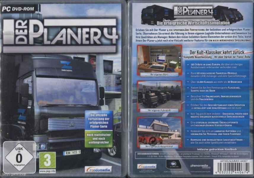 Der Planer 4 !! Der Kult-Klass​iker kehrt zurück !! Neu !! für PC