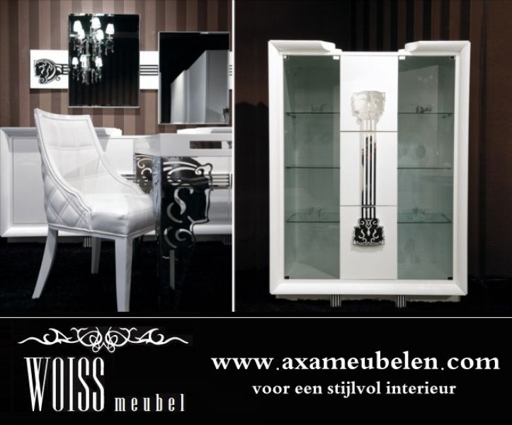 Weiss hochglanz Wohnzimmer komplettset WOISS Möbel angebote