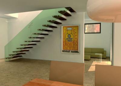 Moderne Innentreppen und Designer Treppen aus Glas nach Maß von Siller Treppen