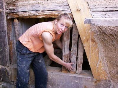 Lehmbau - Zimmermannarbeiten