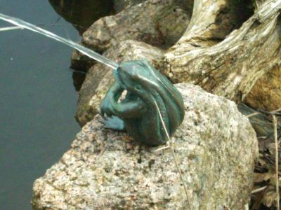 Gute Laune Frosch aus Bronze 90122