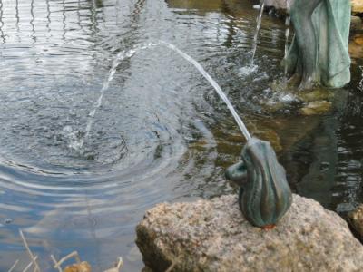 Gute Laune Frosch aus Bronze 90122