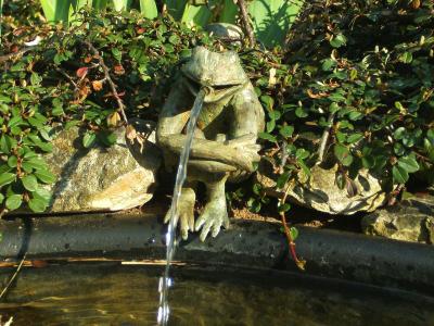 Gute Laune Frosch aus Bronze 90122