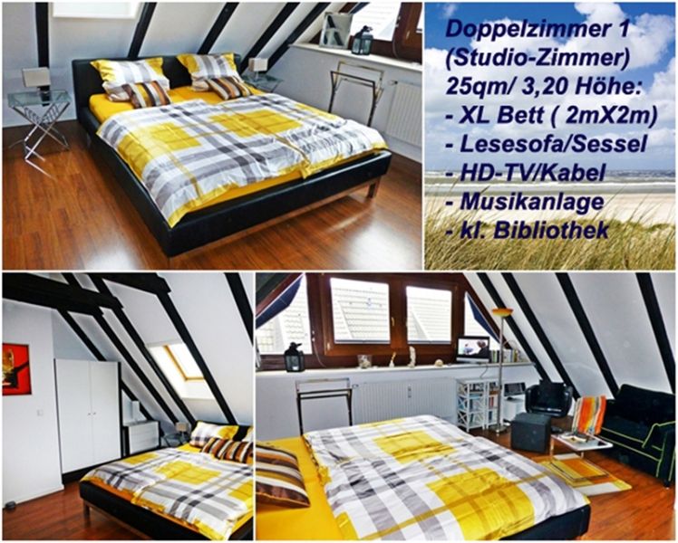 Günstige Ferienwohnung Sylt - Sylter Deichwiesen / 4 Zimmer bis 5 Personen