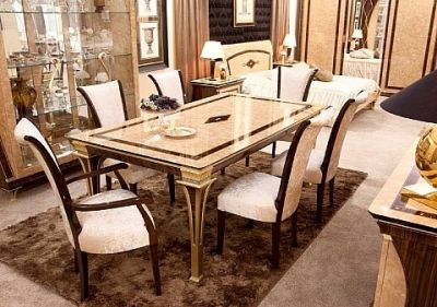 Klassische Italienische Hochglanz Wohnzimmer AXA Möbeln 