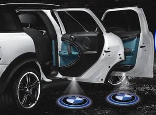 EINSTIEG LICHT für TÜR MIT LED LOGO für PKW ( Audi Bmw Mercedes Vw Seat Opel Renault )