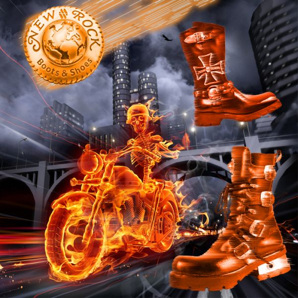 1a Qualität - NEW ROCK Schuhe & Stiefel für Damen & Herren